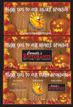 72"x36" Sponsor thanks event banners